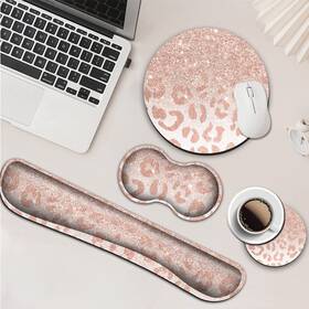 Pad-5-17 Jvgfynkl Keyboard Wrist Rest Mouse Pad Support Set Memory Foam S