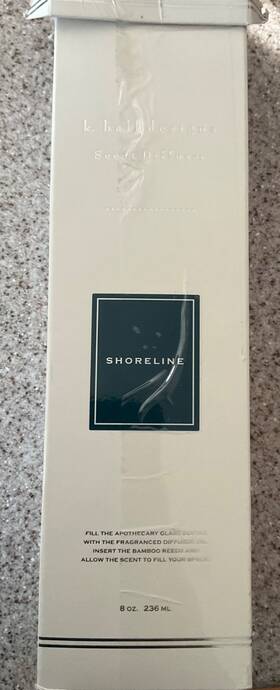 K. Hall Designs 769173097070 Shoreline Diffusion Set For Reed Diffuser New