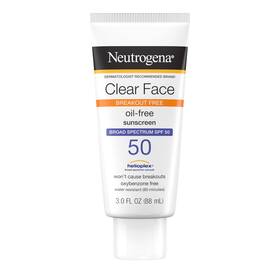 Kenvue 086800112822 Neutrogena Clear Face Sunscreen Lotion For Acne-prone Skin Broad Spectrum Spf
