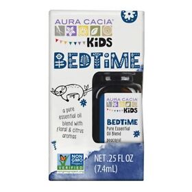 Kids Essential Oil Blends Bedtime Aura Cacia 0.25 Fl Oz Liquid Floral Citrus Two