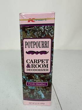 Kmart 048155900417 Sealed Vintage K-mart Potpourri Carpet Room Vacuuming Deodorizer - Fresh Heather