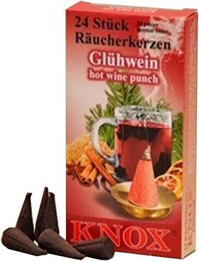 013350 Knox Wine Punch Gluhwein Scent Incense Cones Made Germany For Christmas Smokers
