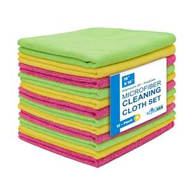 Koruser1616pk12 Koruser Microfiber Cleaning Cloths - Reusable And Washable Multi Purpose Indoor/out
