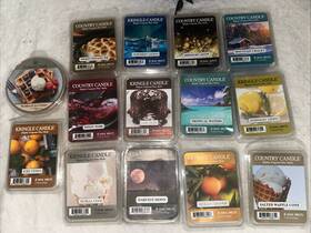 Kringle Candle 846853062990 Candles Lot 14 Single Assorted Country Daylight Scented Wax Melts
