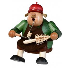 21438 Kwo Cutter German Wood Christmas Incense Smoker Germany 5.9inch