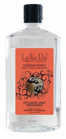 56034 La-tee-da Effusion And Fragrance Lamp Oil Refills - 32 Oz Tahitian Pearls