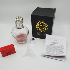 La-tee-da 767151502936 Fragrance Diffuser Lamp 6in Pink Sands Effusion Glass Collection New