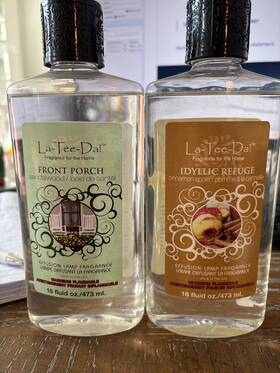 La-tee-da 767151550036 Effusion And Fragrance Lamp Oil Refil 16oz Front Porch Idyllic Refuge