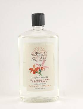 Flo-ltd32oz-stay La-tee-da Fragrance Lamp Oil 32 Oz Stay Awhile Tropical Vanilla