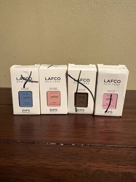 5a031 Lafco New York Smart Scent Fragrance Refill Glass 4 Pack
