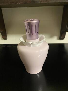 Lampe Berger 127290034632 Artoria Limoges Pour France Fragrance Oil Lamp Pink Porcelain