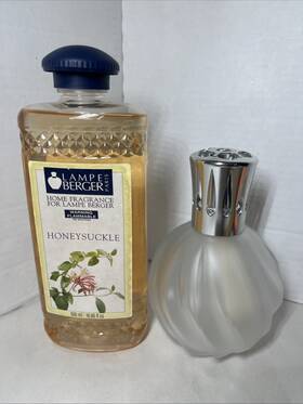Lampe Berger 127290115058 Maison Honeysuckle 500 Ml Oil Refill And Frosted Glass Diffuser