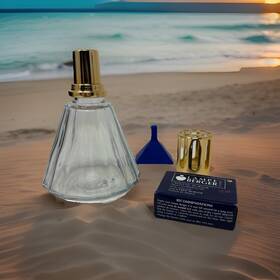Lampe Berger 127290136602 Vintage France Crystal Catalytic Oil Diffuser Lamp Kit Ocean Breeze