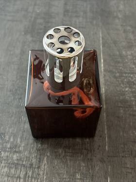 Lampe Berger 127291135949 Encriere Amber Brown Oil Fragrance Lamp Burner Paris France