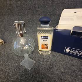 3011 Lampe Berger Paris Fragrance Lamp Set Clear Glass New Orleans 10oz Diffuser