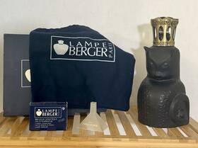 3932 Lampe Berger Jars Askja Black Cat Oil Lamp In Box With Bag Topper Funnel