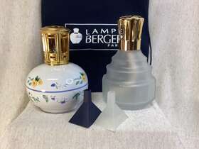 L22496 Lampe Berger 5337 Pair Oil Burning Fragrance Lamps Ondine And Rare Revol Floral