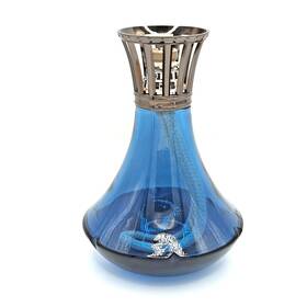 Lmber-114655 Lampe Berger Maison Paris Opera Blue Glass Fragrance Oil Lamp Euc