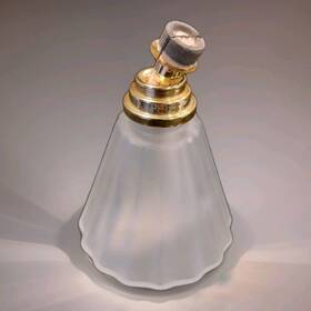 27105 Lamps Berger Paris Made In France Lampe Frosted White Fragrance Oil Catalytic Burner With