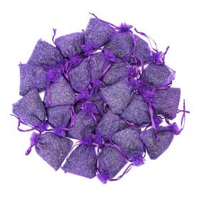 Lvd-eng-24-p Lavande Sur Terre French Lavender Sachets Value Bag 24 Purple Sachet