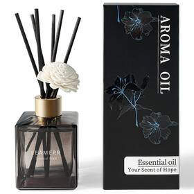 Cp00011 Leamerr Reed Diffuser With Natural Aroma Essential Oil Tropical Fruit Scent-