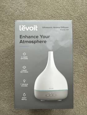 Levoit 008179150274 Open Box Ultrasonic Aroma Diffuser Premier 100 Lightly Used