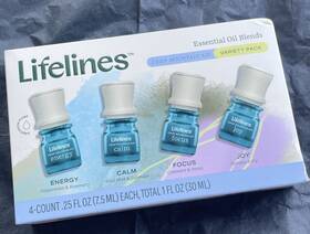 Lifelines 810076210193 Essential Oil Blends 4-pack Crisp Mountain Air 30ml New