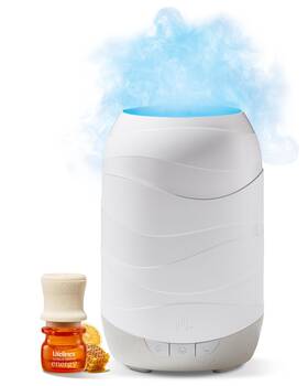 Lifelines 810076210469 Waves Ultrasonic Essential Oil Diffuser With Blend 200ml Aromather