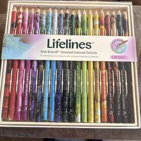 Lifelines 810076210971 Rub And Sniff Scented Colored Pencils - 20-pack