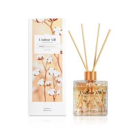 Lv120-1 Lodeur Vill Reed Diffuser Set/fresh Linen/3.38 Fl.oz 100ml /1 Pack With 6 Sticks/home F