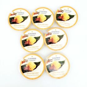 Lot Of 7 Colonial Candle Apricot Mango Sorbet Wax Simmer Snaps Discontinued New