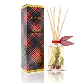 Lovspa 688039940834 Joy Winterberry Spruce Reed Diffuser Set - Cedar Balsam Berries And Spic