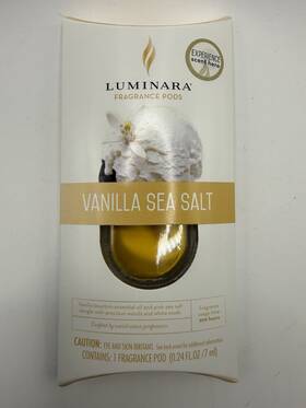 10014504 Luminara Fragrance Pod Vanilla Sea Salt Refill For Diffusing Candle Aromatherapy