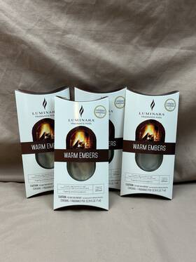Luminara 812078024891 Fragrance Pods Refills Warm Embers Lot Of 4 Diffusing 7 Ml Nib New