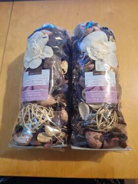 Luminessence 639277915832 Lavender Fields Scented Potpourri Lot Of 2 - 5 Oz Bag Autumn Scent