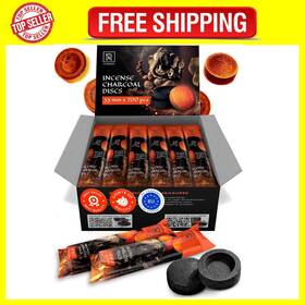Koh15 M. Rosenfeld Charcoal Discs To Burn Incense - 100 Pcs For Burning 33 Mm