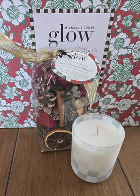 Mackenzie-childs 846823129111 Retired Winter Bouquet Potpourri And 5oz Candle
