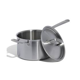 Cook-4l-sce-iss Made In Cookware - 4 Quart Stainless Steel Saucepan With Lid 5 Ply Stainles