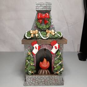 Mainstays 040338577904 Christmas Fireplace Incense Backflow Cone Holder
