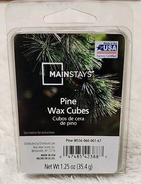 Mainstays 047485423887 New Pine Scented Wax Cubes Net Wt. 1.25 Oz. Made In The Usa