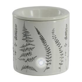 11046345 Mainstays Electric 18-watt Botanical Decal Ceramic Wax Warmer White