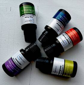 Mainstays 810102050687 15ml 100% Pure Essential Oil Aromatherapy Home Fragrance Set 5 Pk