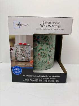 Mainstays 810125111778 16 Watt Electric Wax Warmer Christmas Holly/multicolor New In Box