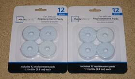 Mainstays 889526269616 X24 Travel Fan Diffuser Replacement Pads