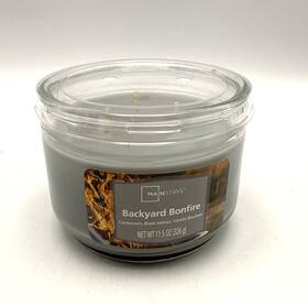 Mss2075358170125 Mainstays Backyard Bonfire 3-wick Scented Candle 11.5 Oz. New Usa