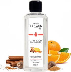 Maison Berger 445014769766 Orange Cinnamon Lampe Refill 500 Ml 16.9 Fl Oz 2-in-1 C
