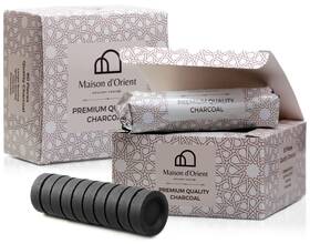 Mdo-ccoal-80 Maison Dorient Charcoal Briquettes For Incense Bakhoor