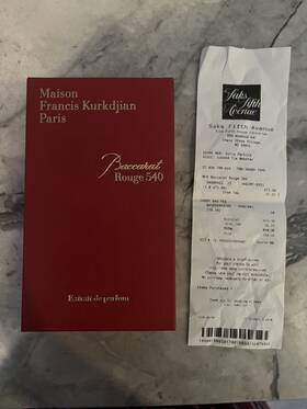 Mfk-br540-70ml Maison Francis Kurkdijan Baccarat Rouge 540 Kurkdjian Extrait De Parfum 2.4oz With Receipt