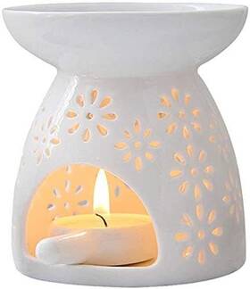 Maouywiee 722367451744 Wax Melt Burner Ceramic Oil Burners Assorted Warmer Aromathera