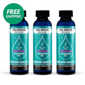 Mar Company Group 810148031473 Aromar Premium 4 Oz. Fragrance Oil Sea Breeze 3 Pack